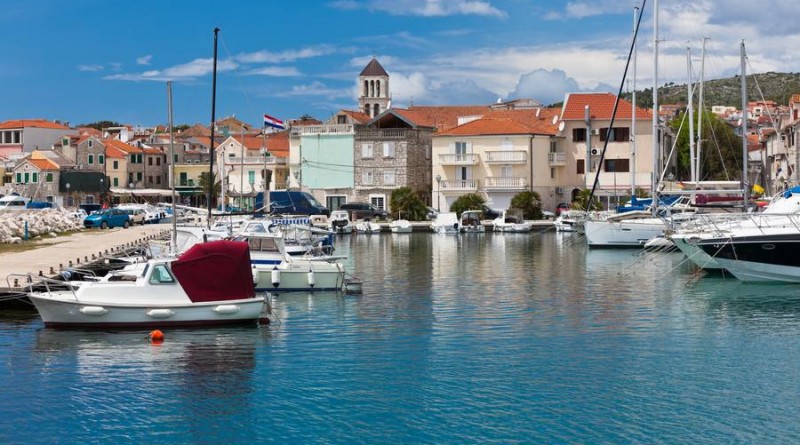 Vodice is a small historic town on the Adriatic coast in Croatia