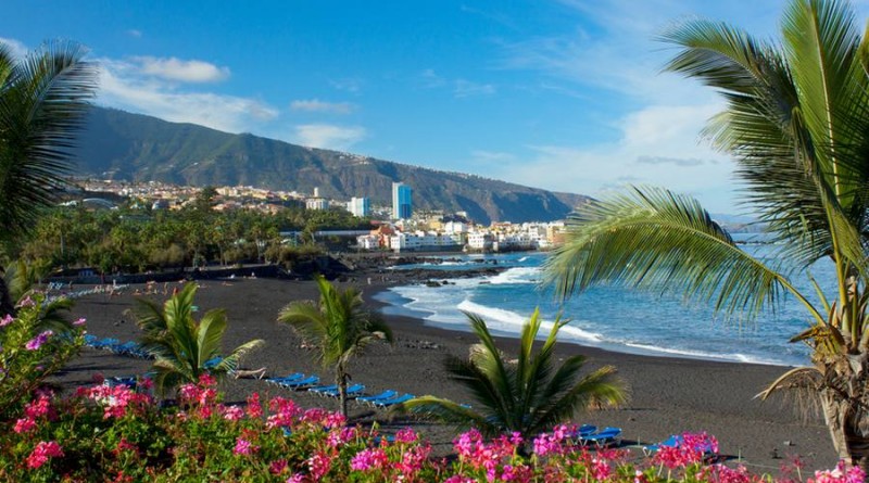 playa Jardin,Puerto de la Cruz, Tenerife, Spain