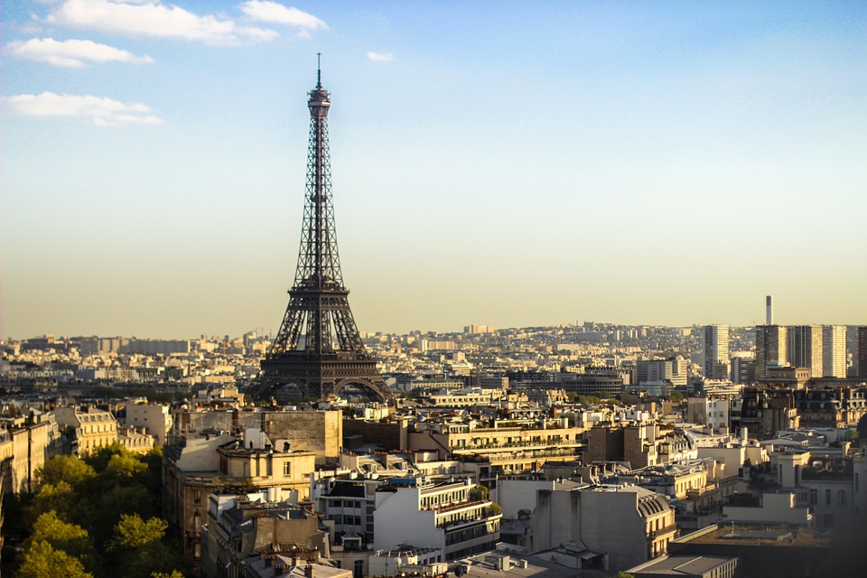 Vue de Paris et de la tour Eiffel